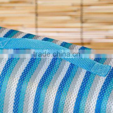 New Trendy Multi-purpose Storage Stripe Curshion Fabric Big Zipper Travel Bag photo-5