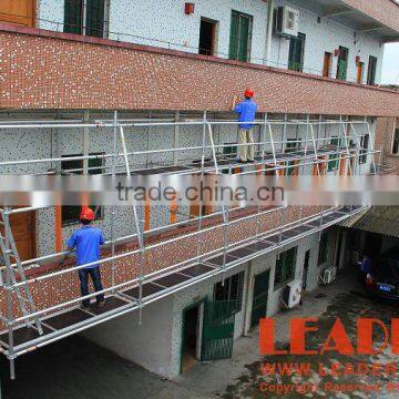 LEADER GN50 aluminum suspended scaffolding system for rental