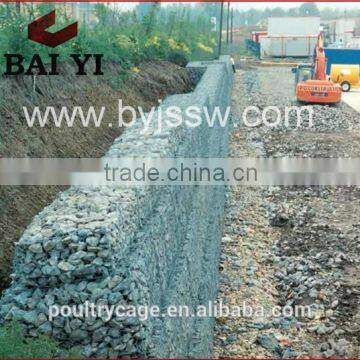 Welded Gabion Wall Construction With Make Up Of Gabion Baskets