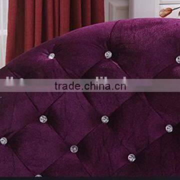 High Quality King Size Crystal Round Bed on Sale R3 photo-5