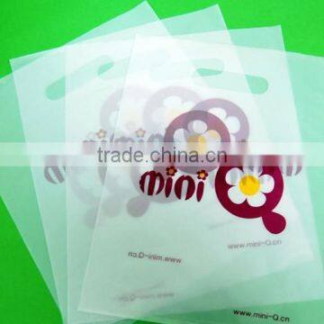 manufacturer for handle bag poly bag with 9-color printing lines and custom design
