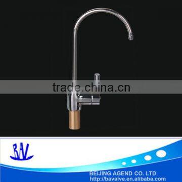 Modern kitchen faucet brass chrome double switch non-pressure faucet