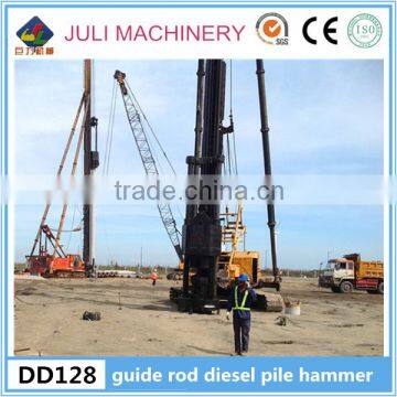 Very cheap price DD128 guide rod type diesel pile hammer China