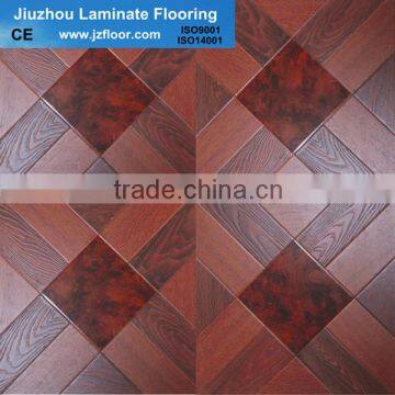 water proof 12mm square parquet moulding press laminate flooring