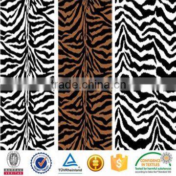 wholesale hot sale micro animal print wave velboa fabric for home textile