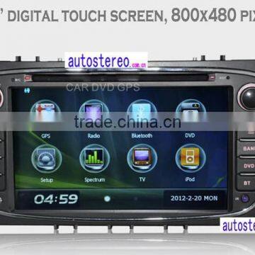 7 inch Car Stereo GPS Headunit Multimedia DVD Player for Ford FocusKuga Galaxy Mondeo S-Max C-Max car GPS Navigation Radio Sat