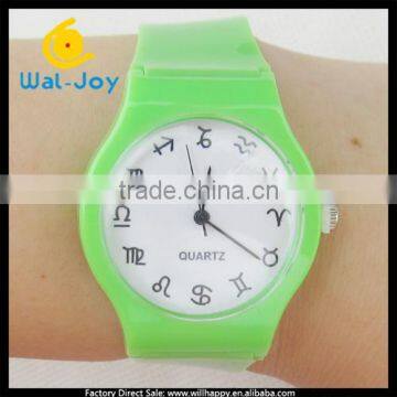 China supplier cheap high quality vogue children plastic watch(WJ-2343)