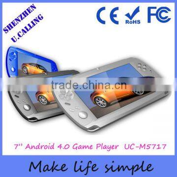 Factory wholesales 7'' android game player capacitive 8GB TV-out game player