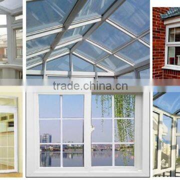 made in china door and windows UPVC windows profile , upvc window frame