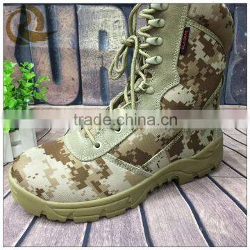 China fashion men dress waterproof camouflage military tactical boots shoes