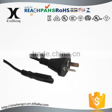 IRAM approval IEC C7 connector to Argenitina plug power cord