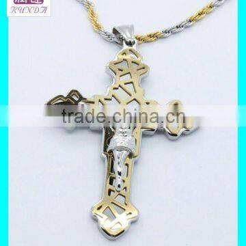 2012 most popular cool 316 stainless steel jesus pendant