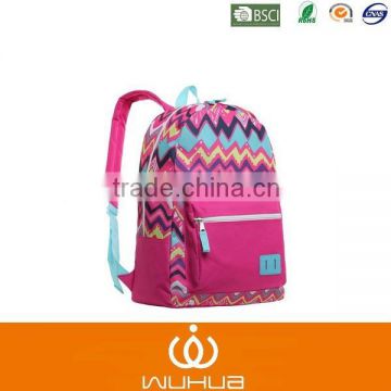 16.5 inch Patterned Fashion School Book Bag / Hiking Backpack