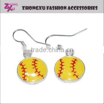 new custom sport earring softball earring