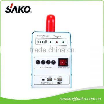 2015 Newest DC Solar System With USB Chagrer and 12V DC Light and Battery Inside photo-5