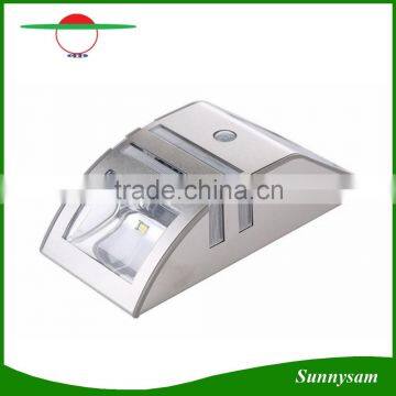 stainless steel solar garden light with PIR body sensor