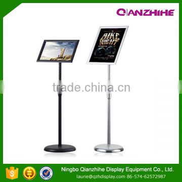 wholesales aluminum display rack A3A4 menu board advertising rack