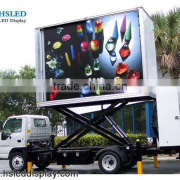 Supreme quality energy saving full color P8 SMD Mobile led truck screen for advertising