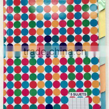 A4 Clean PVC Cover Index Notebook