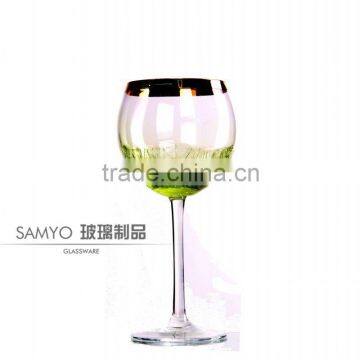 SAMYO Novelty Colored Red Wine Glasses photo-2