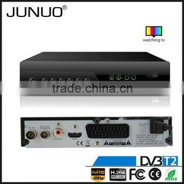 JUNUO Shenzhen Factory High Quality OEM Strong Signal hd Mpeg4 Mstar 7t01 Germany Dvb-t2 tv Decoder Set Top Box photo-2
