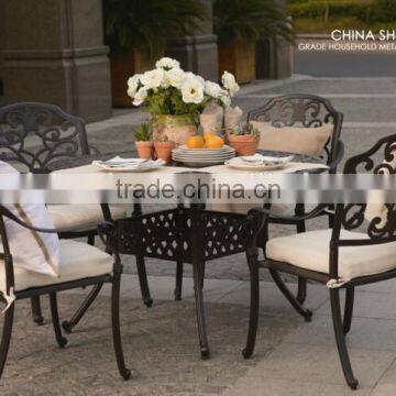 NEW! outdoor furniture cast alum table and chair