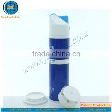 Outstanding vacuum pump toothpaste dispensers packaging by GMP standard plant with super offset printing-colors customized