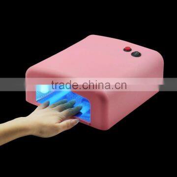 818 Timer 36 W Nail Art UV Gel Curing Cure Lamp Dryer Nail Polish Tools 100-240V photo-2