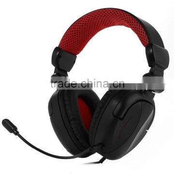 Wired Foldable overhead headphone tablet computer gaming headset for ps4 xbox one with removable mic