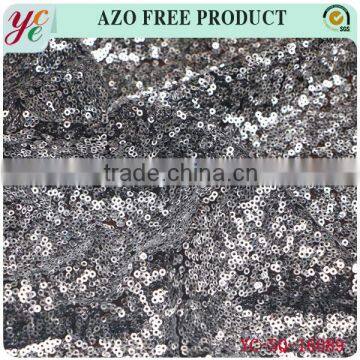 Fashion Gold and Silver Sequin Tulle Fabric Embroidery for Dress photo-3