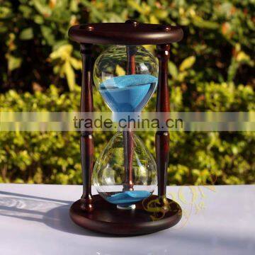 High Quality Solid Large Wooden Sand Clock Sand Timer Hourglass