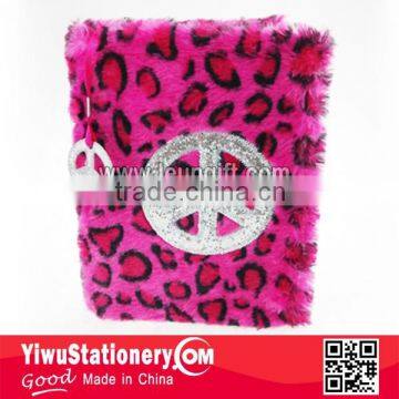 Peacock Velvet Fabric Cover Peace Embroidered Notebook photo-3