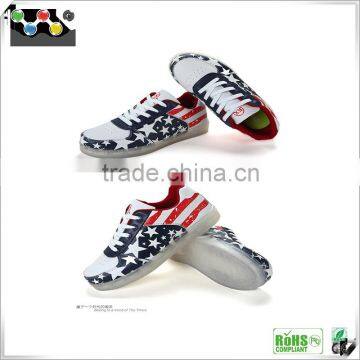 Best selling LED Lighting Sport Shoes Colorful flash LED Sport Shoes Universal For Boys And Girls