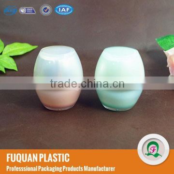 50g Acrylic plastic cosmetic cream container oval with lid