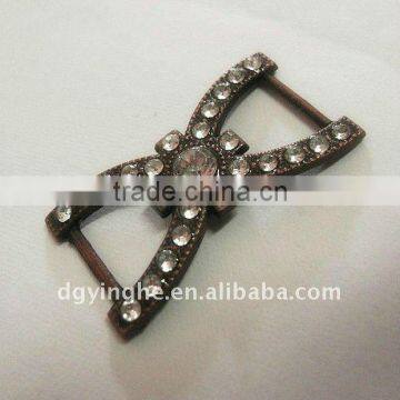 High quality women' s rhinestones metal buckle