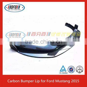 Carbon Fiber Mustang Front Bumper Lip for Ford Mustang 2015UP photo-3