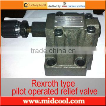 DB series rexroth hydraulic operated relief valves