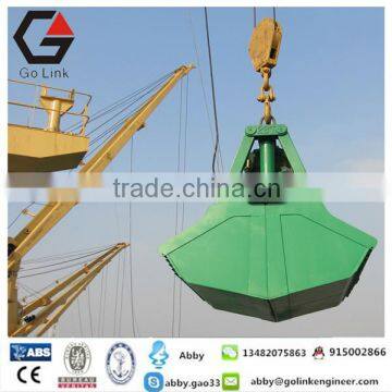 Hot Sale 25T Electric Hydraulic Clamshell Grab Bucket Motor Grab Marine Grab