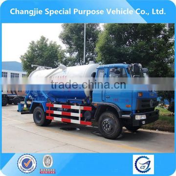 top quality new condition 8m3 sewer cleaning truck sewage suction truck