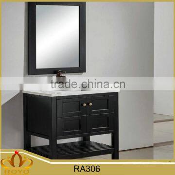 Classic floor mounted mdf waterproof bathroom vanity cabinet RA306                        
                                                                                Supplier's Choice