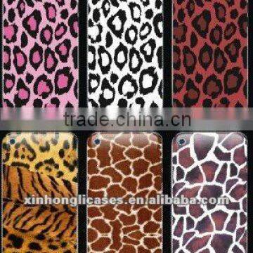 Embossed print leopard and tiger hard cases for Blackberry case of model 8520/8530