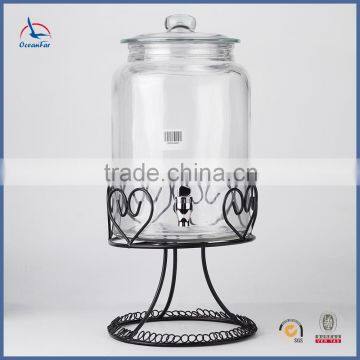 Popular High Quality Large Glass Jar Best Selling Glass Beverage Dispenser