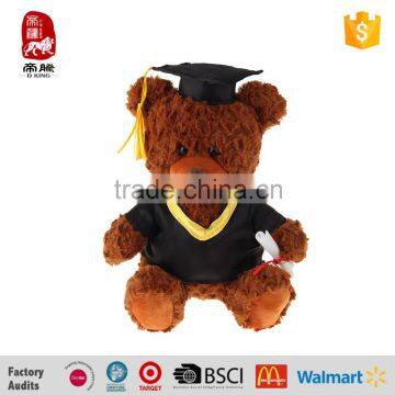 Customize Plush Stuffed Graduation Teddy Bear Plush Gift Toys Manufacturer