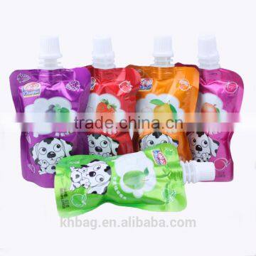 100ml 500ml 1000ml Baby Food Aluminium Foil Spout Pouch Bag With Spout