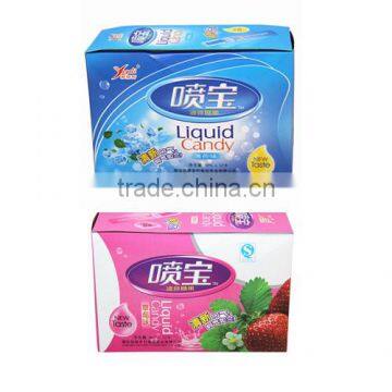 Casual snacks liquid candy in cute candy box cool fresh spray