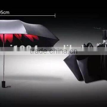 new arrival fashion lady mini black coated umbrella