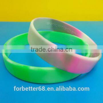 Amazing 12mm Blank Marbled Silicon Bracelets