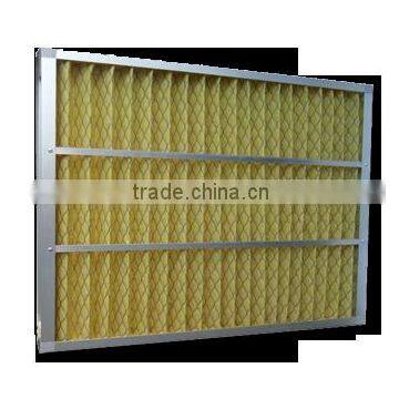 Aluminium Alloy Frame Primary Efficiency Pleated Panel Air Filter for Central Air-codition and Clean Room photo-2