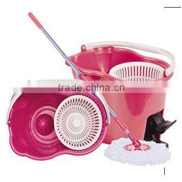 Dooso High quality Pink bucket 360 Rotaing magic spin mop