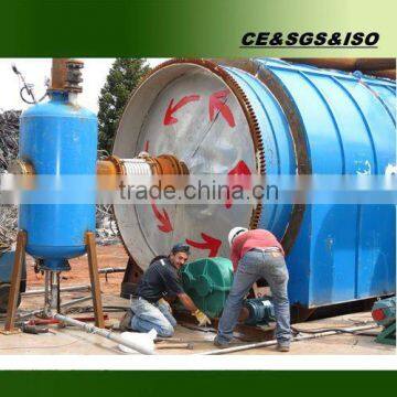 No Pollution Automatic Rubber/tyre Oil Production Line